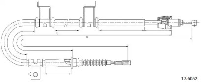 Трос CABOR 17.6052