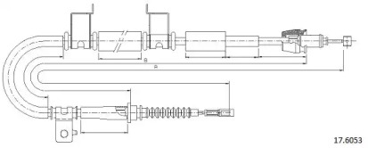 Трос CABOR 17.6053