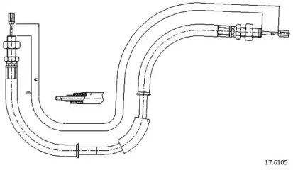 Трос CABOR 17.6105