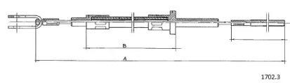 Трос CABOR 1702.3