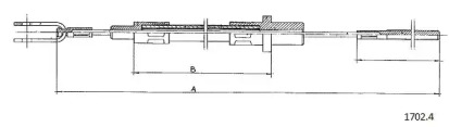 Трос CABOR 1702.4