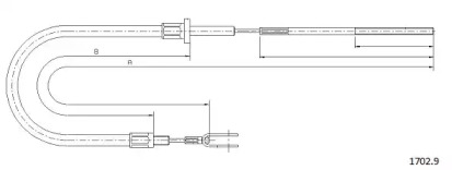Трос CABOR 1702.9