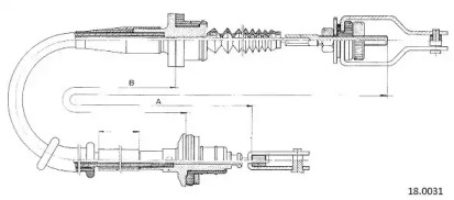 Трос CABOR 18.0031