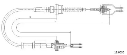 Трос CABOR 18.0035