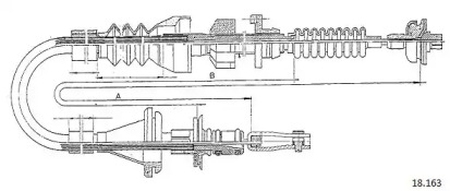 Трос CABOR 18.163