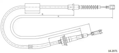 Трос CABOR 18.2071