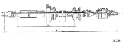 Трос CABOR 18.266