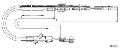 Трос CABOR 18.601