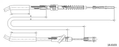 Трос CABOR 18.6103