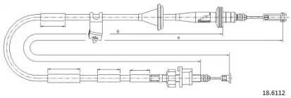 Трос CABOR 18.6112