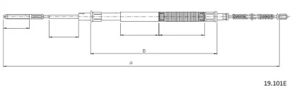 Трос CABOR 19.101E