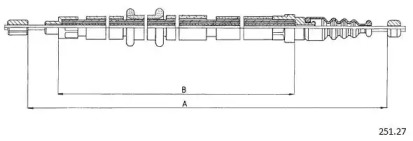 Трос CABOR 251.27
