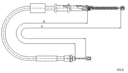 Трос CABOR 321.6