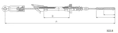 Трос CABOR 322.8