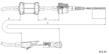 Трос CABOR 412.10