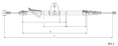 Трос CABOR 451.1