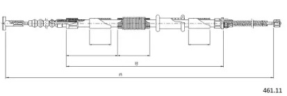 Трос CABOR 461.11