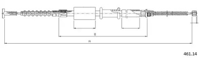 Трос CABOR 461.14