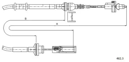 Трос CABOR 462.3