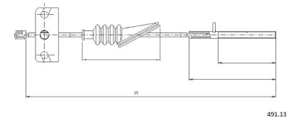 Трос CABOR 491.13