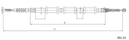 Трос CABOR 491.14