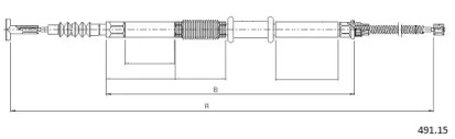 Трос CABOR 491.15