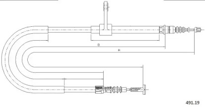 Трос CABOR 491.19