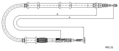 Трос CABOR 491.21