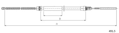 Трос CABOR 491.5