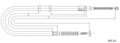 Трос CABOR 631.13