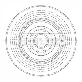 Тормозной диск BORG & BECK BBD5245