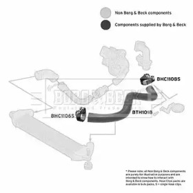 Шлангопровод BORG & BECK BTH1018