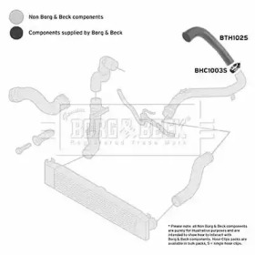 Шлангопровод BORG & BECK BTH1025