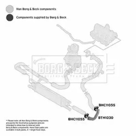 Шлангопровод BORG & BECK BTH1030