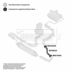 Шлангопровод BORG & BECK BTH1034