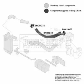 Шлангопровод BORG & BECK BTH1049