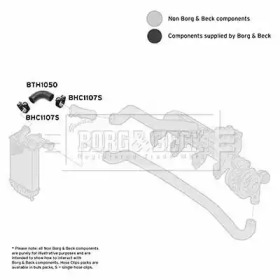 Шлангопровод BORG & BECK BTH1050