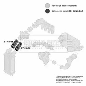 Шлангопровод BORG & BECK BTH1051