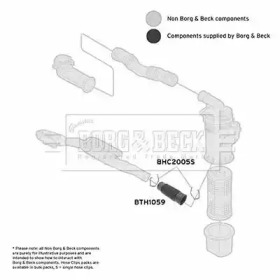 Шлангопровод BORG & BECK BTH1059