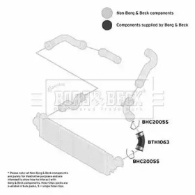 Шлангопровод BORG & BECK BTH1063