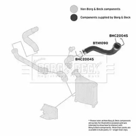 Шлангопровод BORG & BECK BTH1090