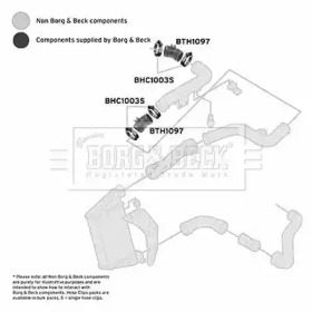 Шлангопровод BORG & BECK BTH1097