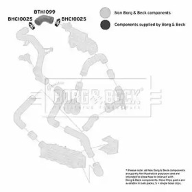 Шлангопровод BORG & BECK BTH1099