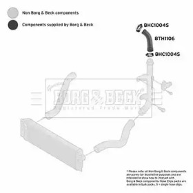 Шлангопровод BORG & BECK BTH1106