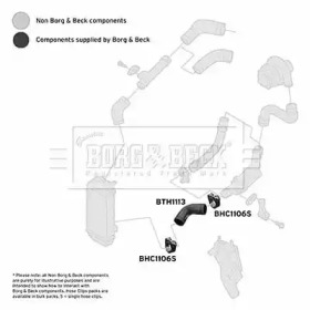 Шлангопровод BORG & BECK BTH1113