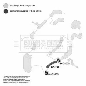 Шлангопровод BORG & BECK BTH1117