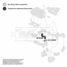 Шлангопровод BORG & BECK BTH1118