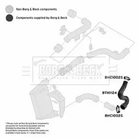 Шлангопровод BORG & BECK BTH1124