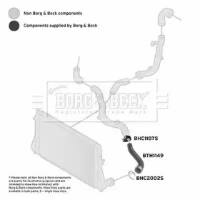 Шлангопровод BORG & BECK BTH1149