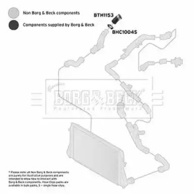 Шлангопровод BORG & BECK BTH1153